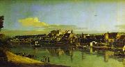 Bernardo Bellotto Pirna Seen from the Right Bank of the Elbe oil painting on canvas
